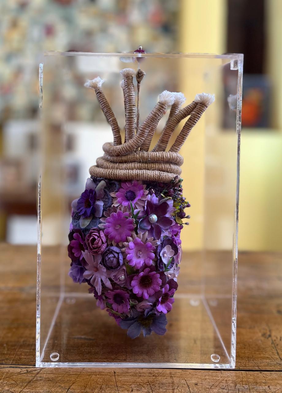 Coração 9 - T01, 009 - Coração Lilás Padrão M