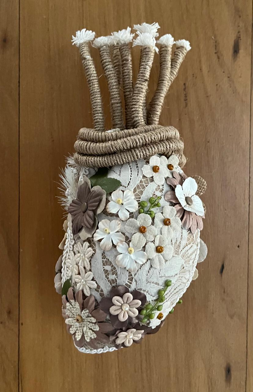 Coração 11 - T01, 011 - Coração Bege Padrão M