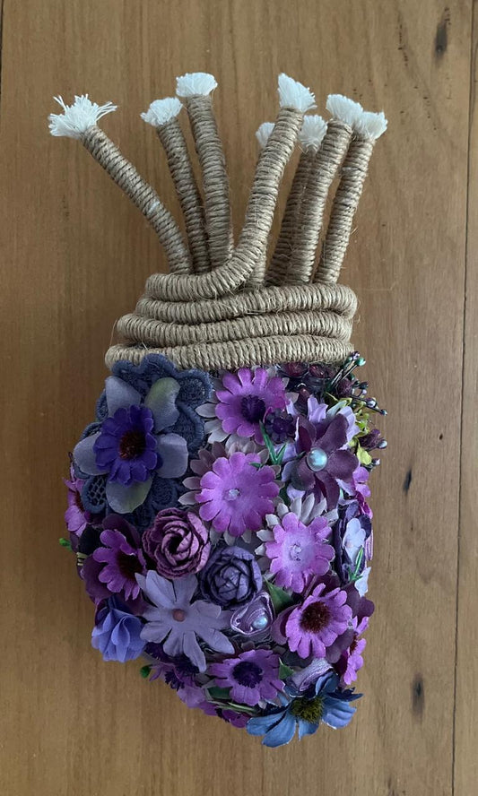 Coração 9 - T01, 009 - Coração Lilás Padrão M